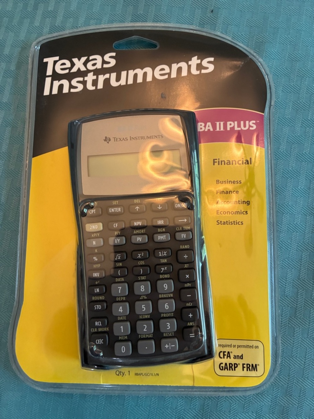 Sealed Texas Instruments BA II Plus Advanced Professional Financial Calculator